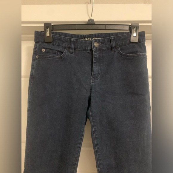 MICHAEL KORS Women's Dark Indigo Blue Wash Street Style Stretch Skinny Jeans 4‎ - Picture 4 of 5